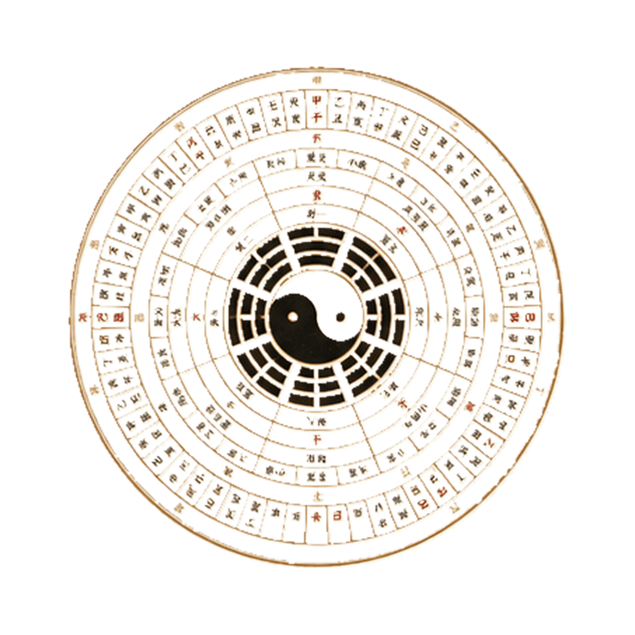 Feng shui luopan Taoist symbol