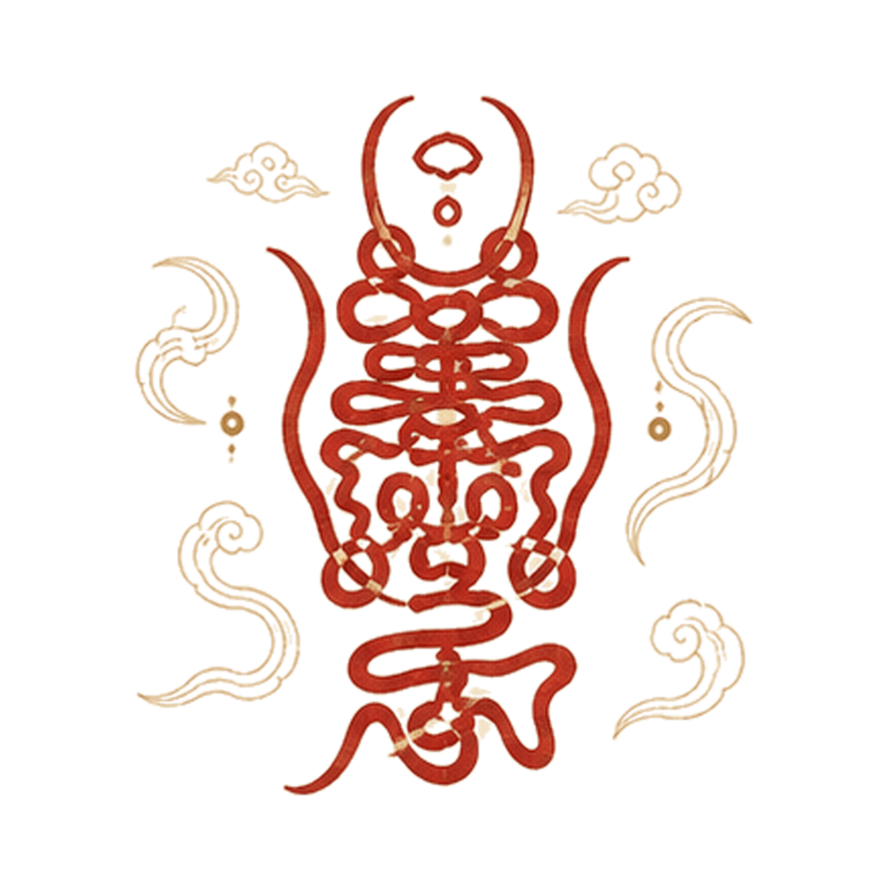 Red talisman sigil